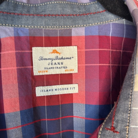 Tommy Hilfiger Men's Short Sleeve Button Down Plaid Sz XXL - Picture 6 of 10